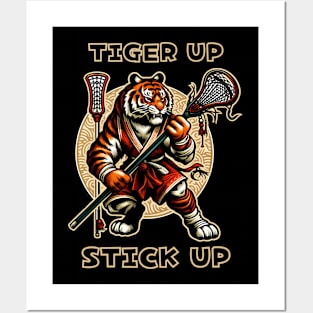 Lacrosse Bengal tiger Posters and Art